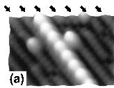 Example of a dangling bond wire in STM