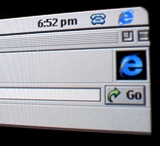 Search box on computer screen