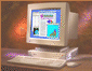 Artistic impression of glowing personal computer