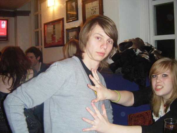 My girlfriend - she'll kill me if she sees this!