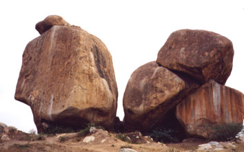 Rock shelter in Sanganakallu-Kupgal area