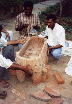 Kudatini sarcophagus re-assembled