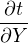 -∂t
∂Y