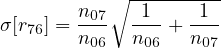            ∘---------
σ[r76] = n07-  -1-+ -1-
        n06   n06  n07
